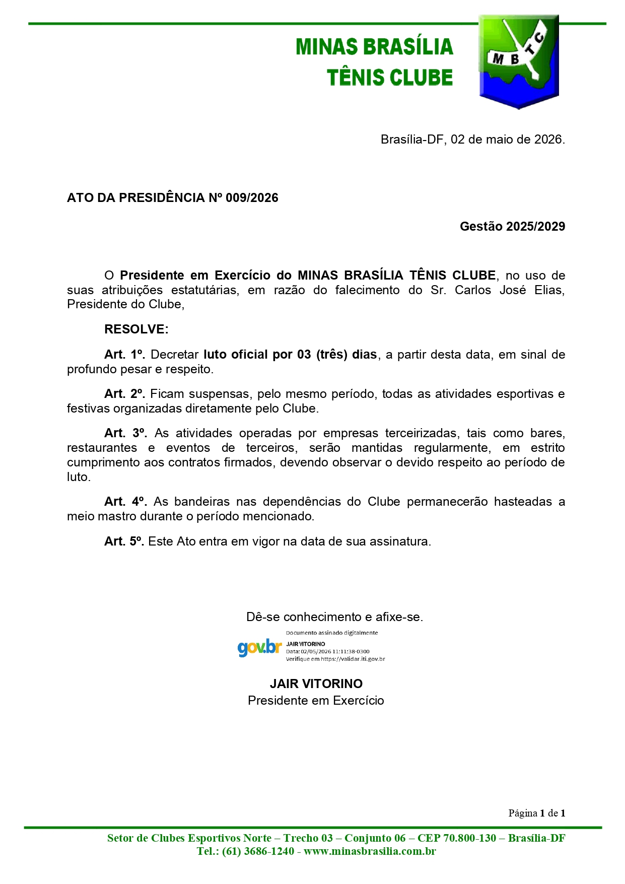 Minas Brasilia Tenis Clube